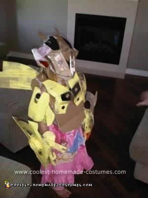 Homemade BumbleBee Transformers Costume