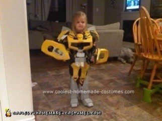 Homemade BumbleBee Transformers Costume