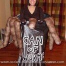 Homemade Can of Worms Costume