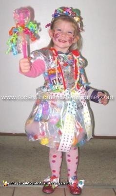 Homemade Candy Princess Costume