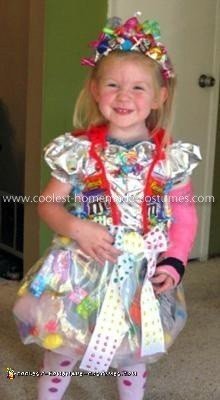 Homemade Candy Princess Costume