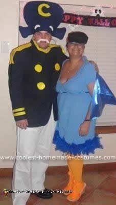 Homemade Captain Crunch and Toucan Sam Couple Costume