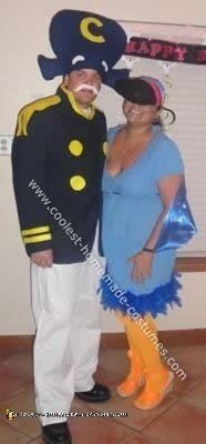 Homemade Captain Crunch and Toucan Sam Couple Costume