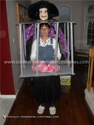 Homemade Captured Gretel in a Cage Costume