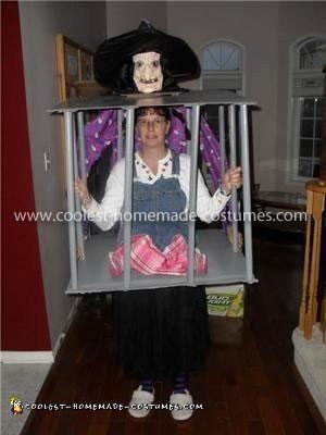 Homemade Captured Gretel in a Cage Costume