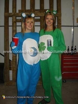 Homemade Care Bears Couple Costume