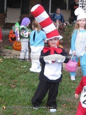 Homemade Cat in the Hat Crew Costume