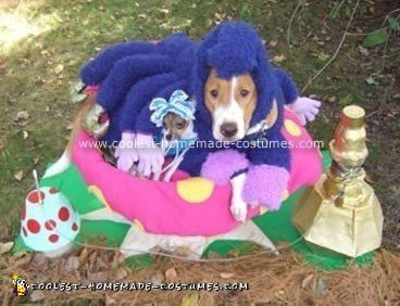 Caterpillar Puppy On His Mushroom