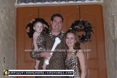 Homemade Cave Family Costumes