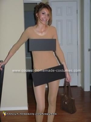 Homemade Censored Streaker Costume