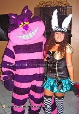 Homemade Cheshire Cat Costume