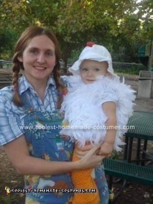 Homemade Chicken Toddler Costume