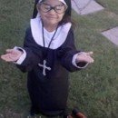 Homemade Child Nun Costume