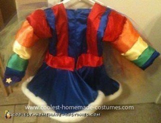 Homemade Child Rainbow Brite Costume