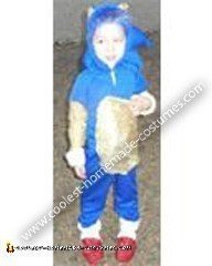 Homemade Child's Sonic The Hedgehog Costume