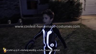 Homemade Child's Tron Legacy Costume