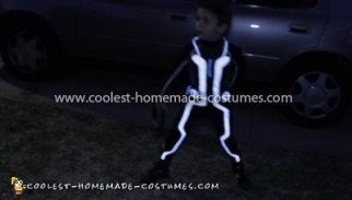 Homemade Child's Tron Legacy Costume