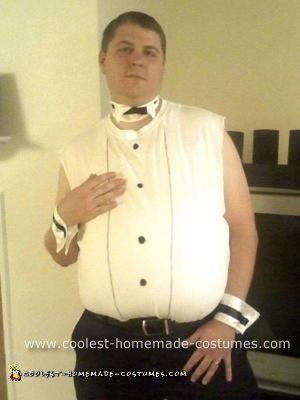 Homemade Chris Farley Chippendale Costume