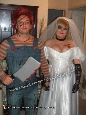 Chucky and Bride Couple Costume