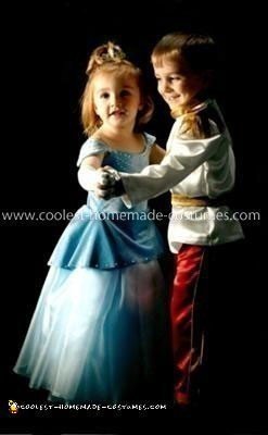 Homemade Cinderella and Prince Charming Couple Costume