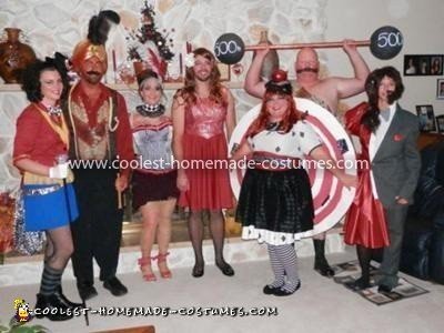 Homemade Circus Freak Group Costume