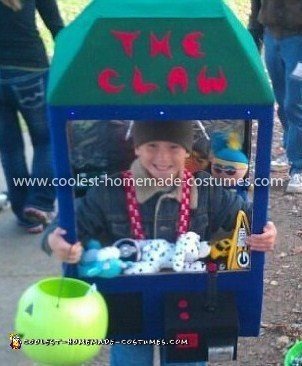 Homemade Claw Machine Costume