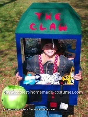 Homemade Claw Machine Costume