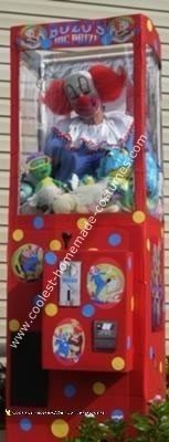 Homemade Bozo's Big Prize Claw Machine Costume