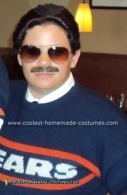 Homemade Coach Mike Ditka Halloween Costume