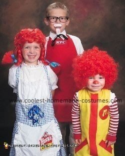 Colonel Sanders, Wendy and Ronald Mcdonald Halloween Costumes