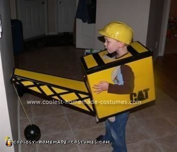 Homemade Construction Crane Costume