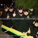 Homemade Cool Runnings Jamaican Bobsled Team Group Costume