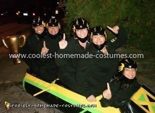 Homemade Cool Runnings Jamaican Bobsled Team Group Costume