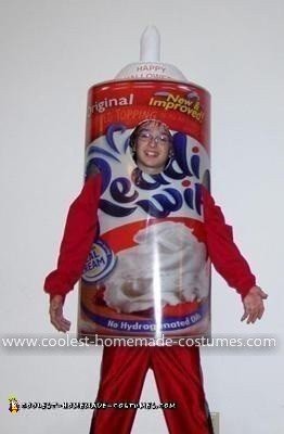 Homemade Cool Whip Costume