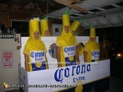 Homemade  Corona 6-Pack Group Costume