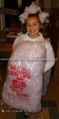 Homemade Cotton Candy Costume