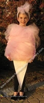 Homemade Cotton Candy Halloween Costume