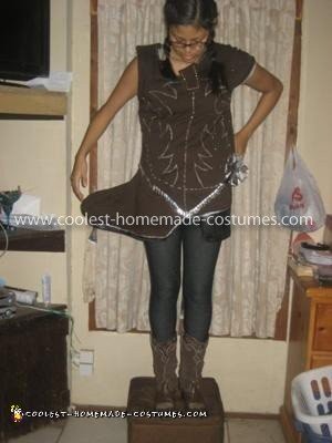 Homemade Cowboy Boot Costume