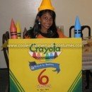 Coolest Crayola Crayon Box Costume - Front of the Crayola Box