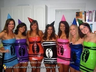 Crayola Crayons Group Costume