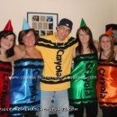 Homemade Crayon Box Group Costume