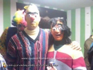 Homemade Creepy Bert and Ernie Costume