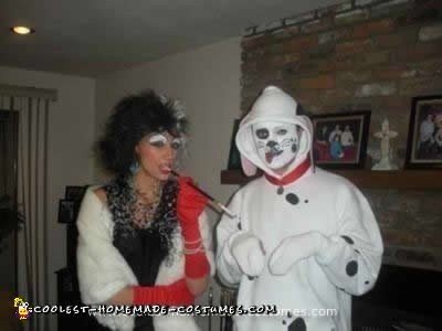 Homemade Cruella DeVille Costume