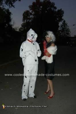 Homemade Cruella DeVille Costume