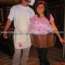 Homemade Cupcake and Baker Costume