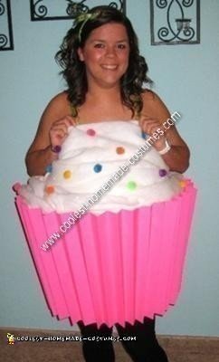 Homemade Cupcake Halloween Costume Idea