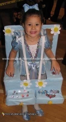 Homemade Dancer in a Jewelry Box Costume