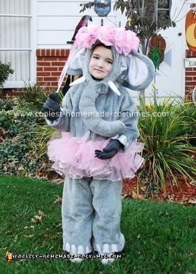 Homemade Dancing Ballerina Elephant Costume