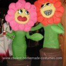 Homemade Dancing Flowers Couple Costume