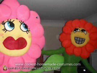 Homemade Dancing Flowers Couple Costume